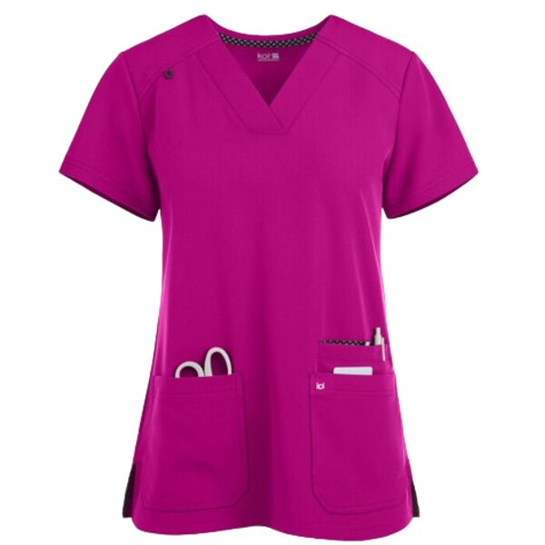 koi Next Gen Hustle and Heart Women's 3-Pocket Stretch Scrub Top Thumbnail