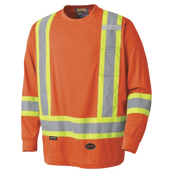 Woolwich - Hi-Viz Safety Long-Sleeved Shirt: Bird's-Eye Poly Thumbnail